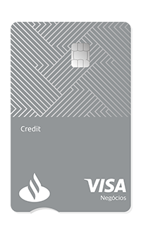 Cartão de crédito Santander Negócios para empresas